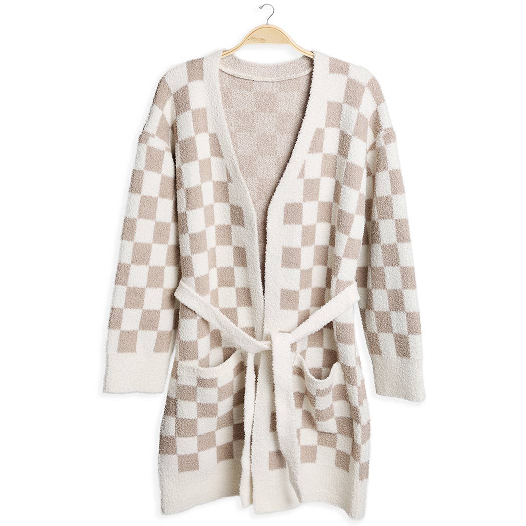 The Cozy Check Robe