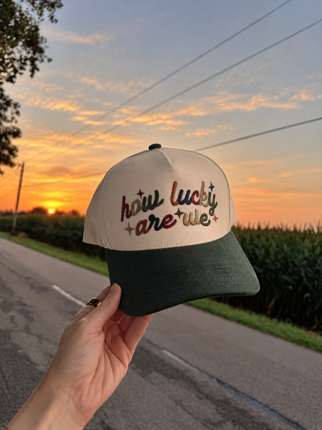 How Lucky Are We Trucker Hat