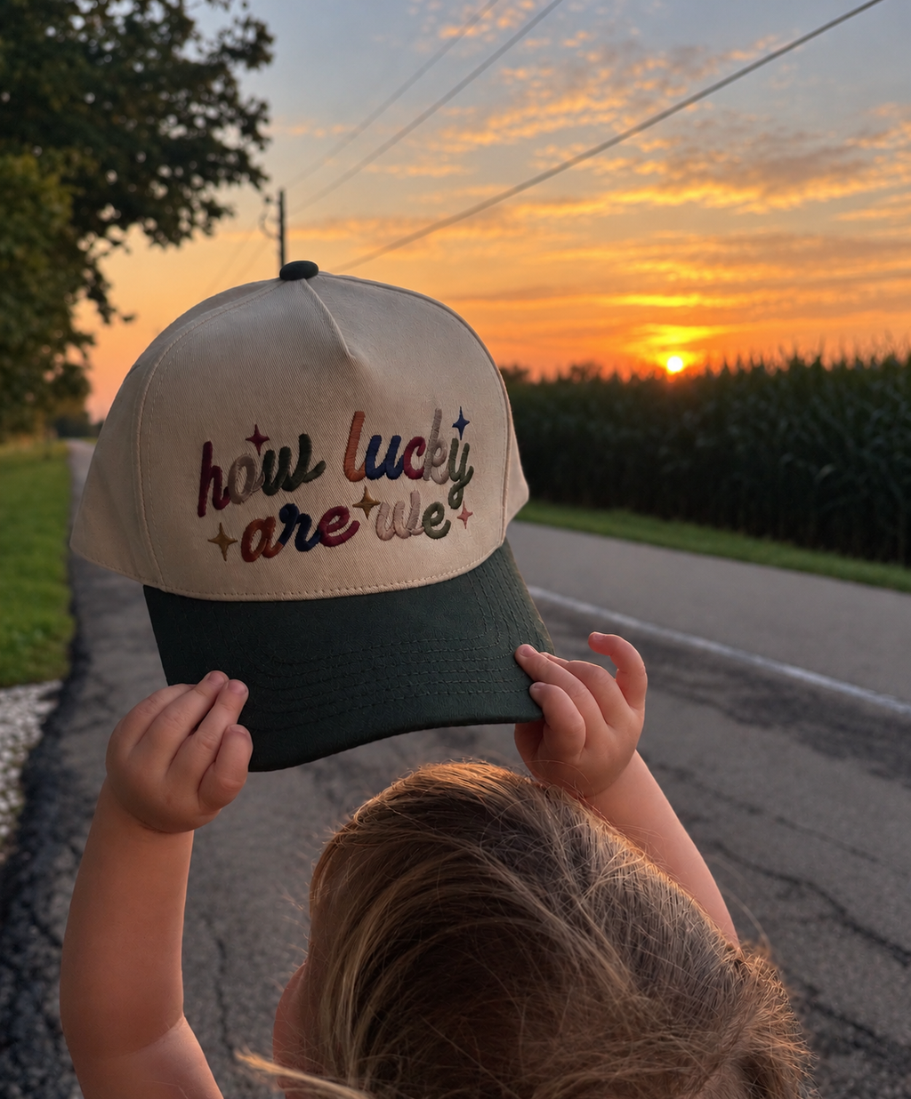 How Lucky Are We Trucker Hat